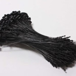 3" Black Snap Lock 5000 Pcs Loop Pins Plastic Ties Fasteners NO TAG Gun Required