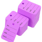 1 Part Printed Garment Price Paper Tag 1000pcs Paper Label (Purple)