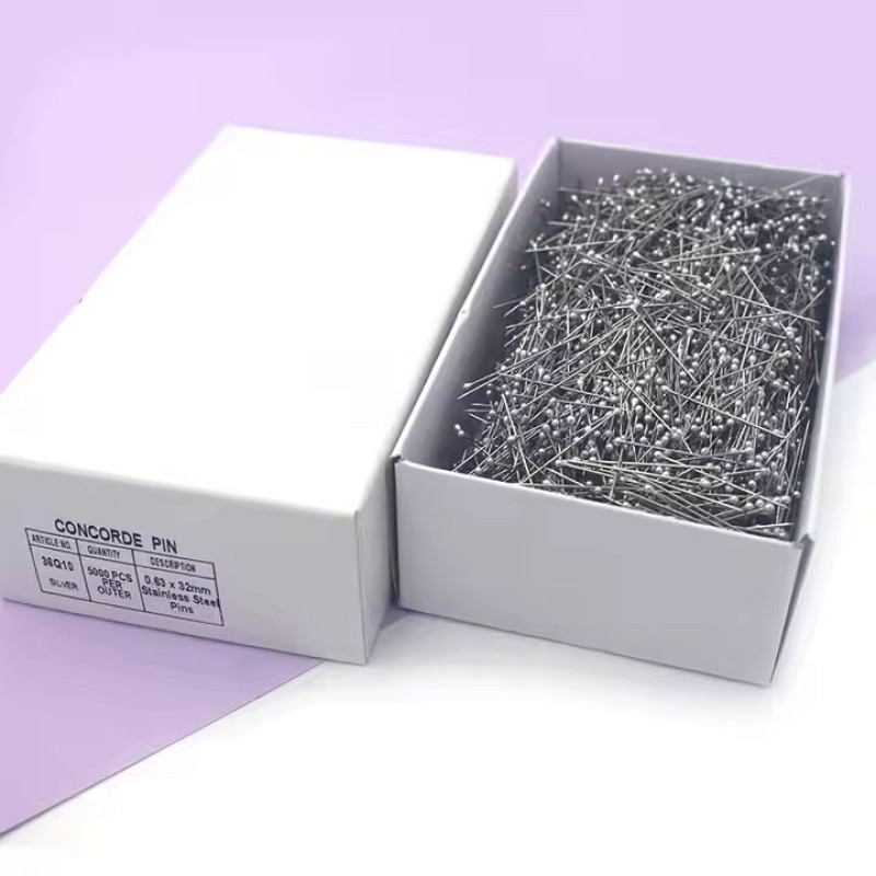 Prym Silver Head Steel Shirt Pins - Pack of 5000 pins