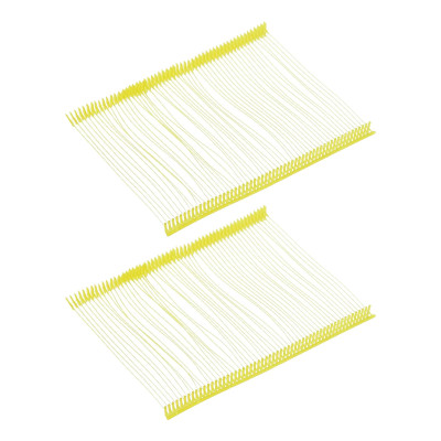 50mm Yellow Tagging Barb for Standard Tag Gun, Plastic Pins (Set Of 5000,)